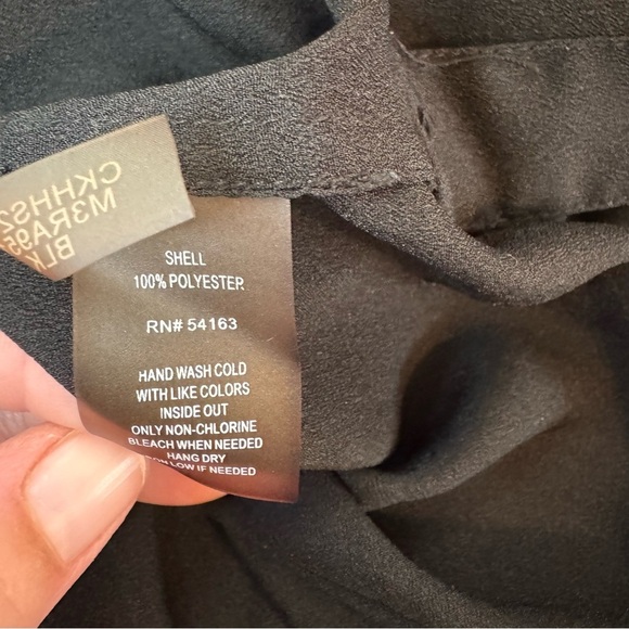 Calvin Klein Black Button Down shirt, size small - Picture 7 of 8